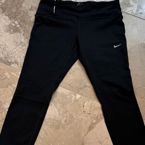 Nike Black Dri-FIT Track Pants wore once size large